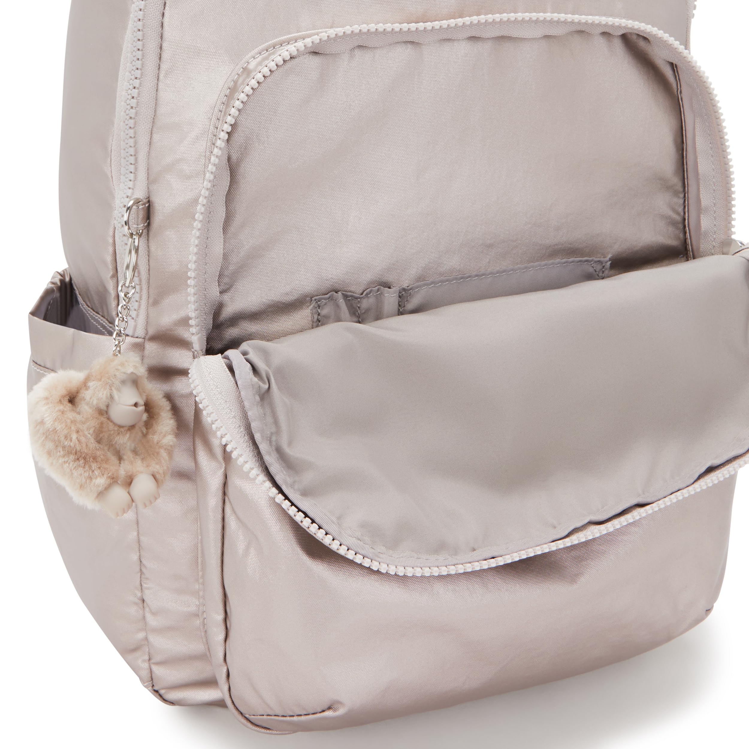 Kipling SEOUL Large Backpack for Women & Men - Lightweight Travel Laptop Backpack with USB Charging Port, Water Resistant College School Bag for Work, Commuting & Outdoor Adventures