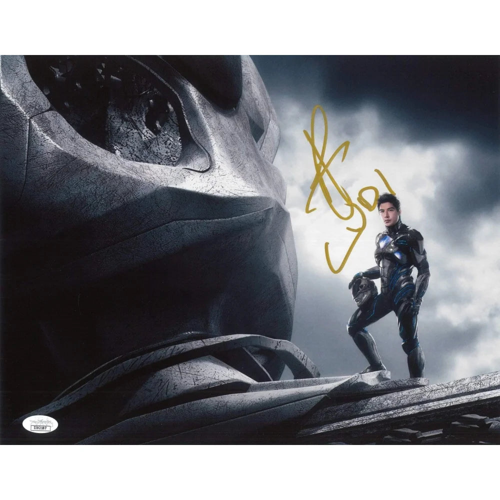 Ludi Lin Hand Signed Power Rangers 11x14 Photo with JSA COA Autograph - Zack Black Ranger 2017 Collectible - Perfect for Fans, Memorabilia Displays & Superhero Decor