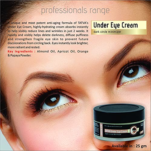 Best Dark Circle Minimizer Under Eye Cream 25g - Reduce Puffiness & Brighten Skin - Perfect for Night Use & Daily Skincare Routine