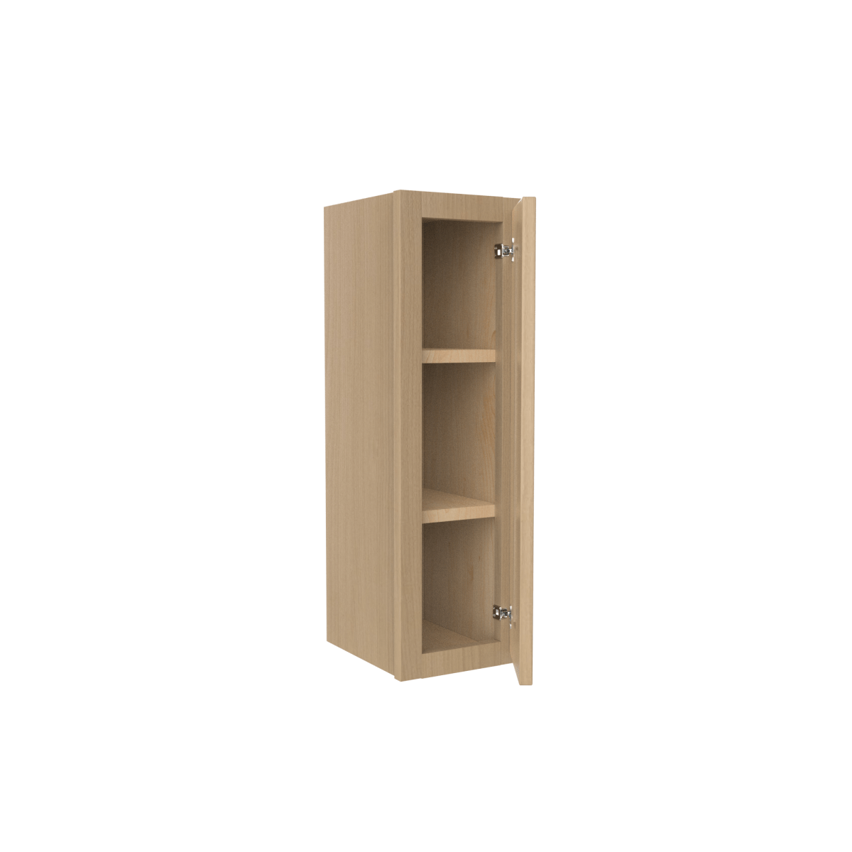 30 Inch High Single Door Wall Cabinet - Luxor Harvest RTA, 9W x 30H x 12D - Perfect for Kitchen, Bathroom, or Garage Storage & Organization