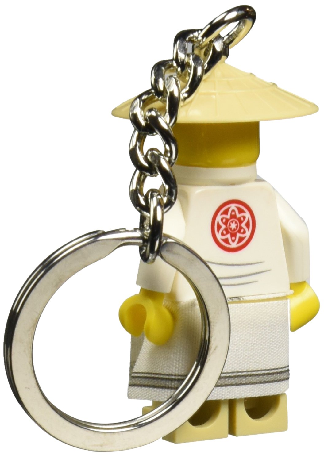 LEGO The Ninjago Movie Master Wu Keychain 5004915 - Official Collectible Keyring for Fans, Gifts & Backpacks