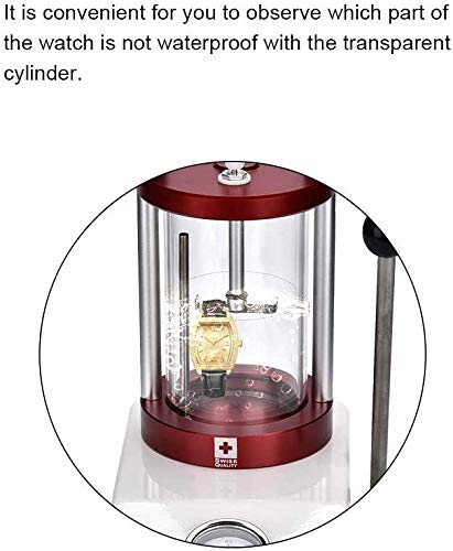 Professional Watch Pressure Tester - Waterproof Testing Tool for 2 Watches | High-Precision Case Resistance Pressure Test Machine | Perfect for Watchmakers, Jewelers & Watch Enthusiasts | Water Resistance Verification for Diving, Swimming & Daily Wear