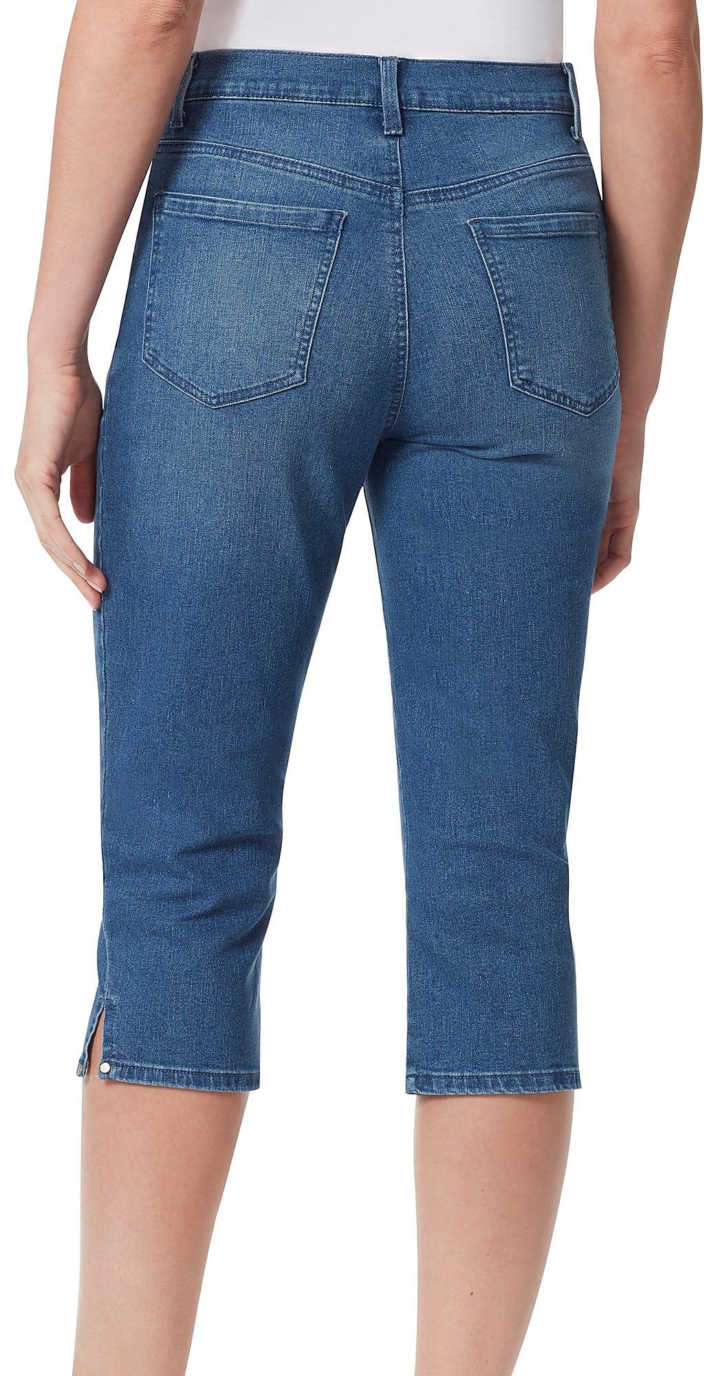 Gloria Vanderbilt Women's Amanda Capri Jean Regular Fit - Classic Denim Stretch Pants for Casual Wear, Work & Everyday Comfort