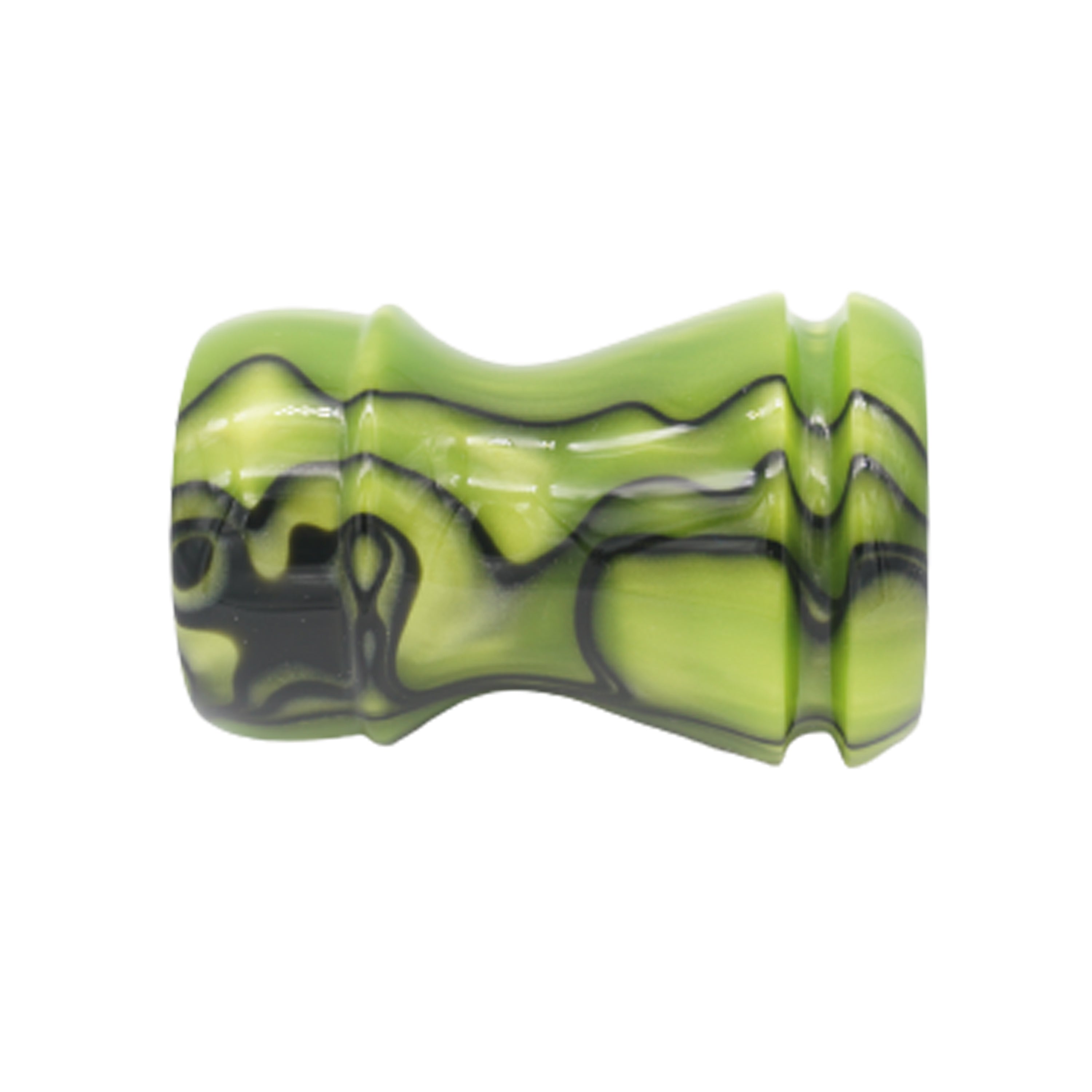 Premium Handcrafted Toxic Green Shaving Brush Handle - Fits 24mm & 26mm Knots - Perfect for Wet Shaving & Grooming Gifts for Men