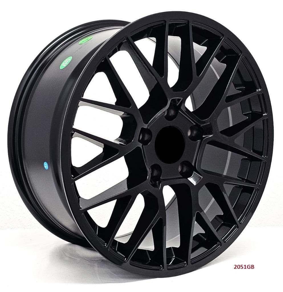 19'' Alloy Wheels for Porsche Boxster GTS 2014 & Up (19x8.5 Front & 19x9.5 Rear) - Lightweight Performance Rims for Sports Car Driving & Track Days
