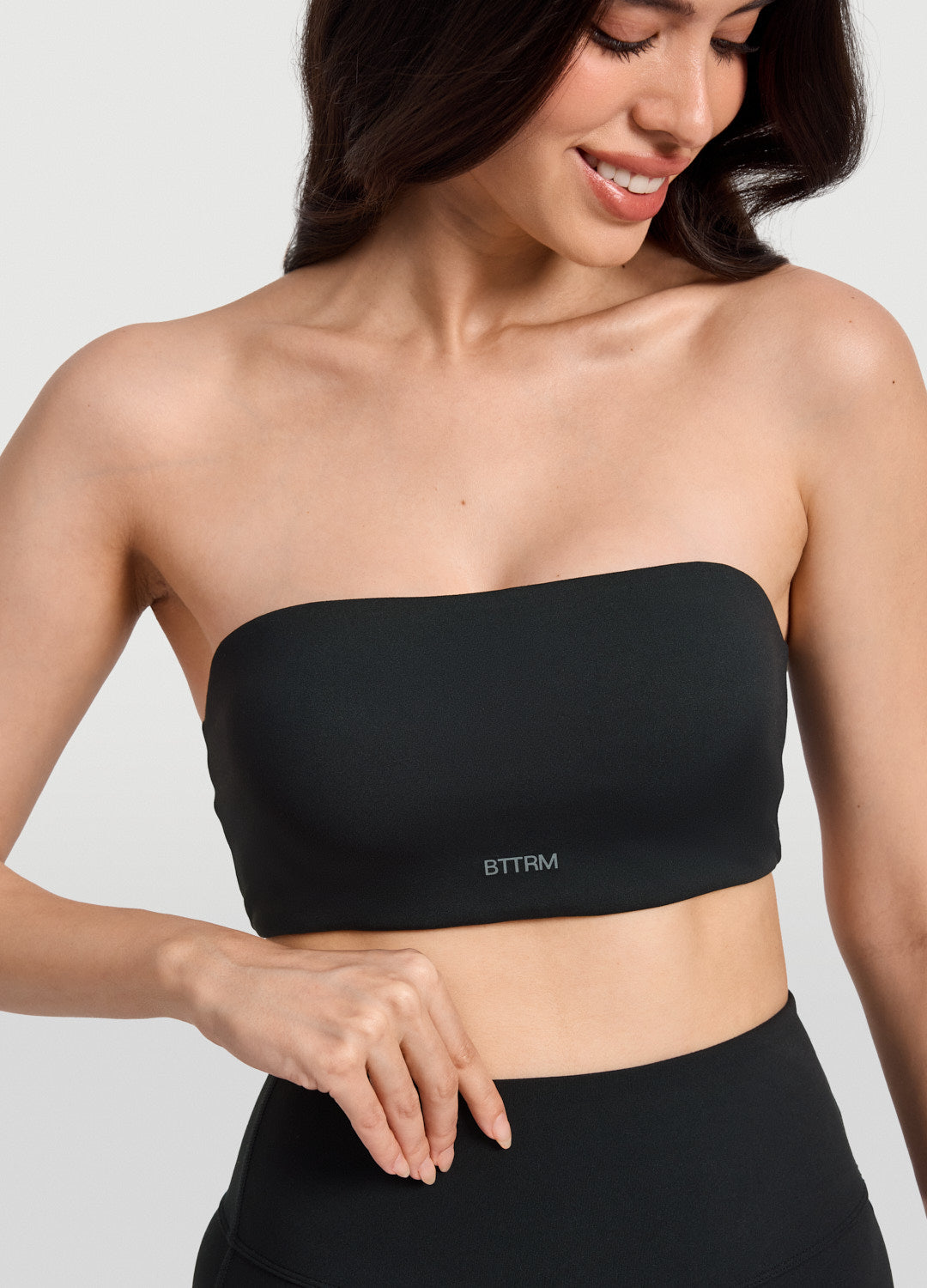 Back Clasp Bandeau Top - Women's Strapless Comfortable Stretchy Tube Top for Summer Beach, Yoga & Casual Wear