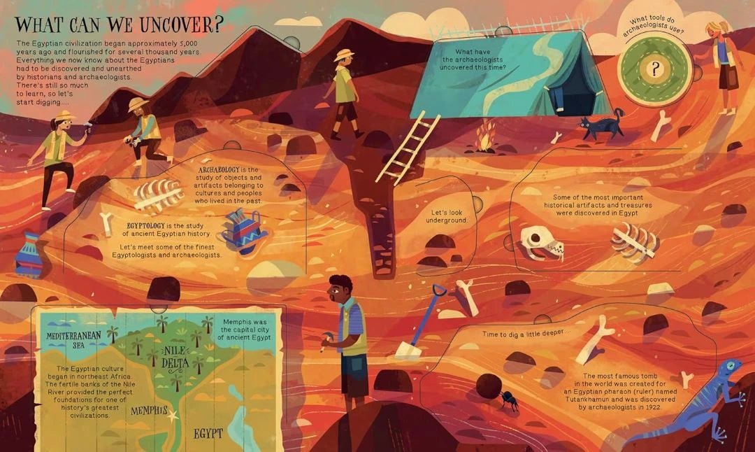 Jonny Marx: The Egyptians - Illustrated by Chaaya Prabhat | Ancient Egyptian History Book for Kids | Perfect for Homeschooling & Classroom Learning