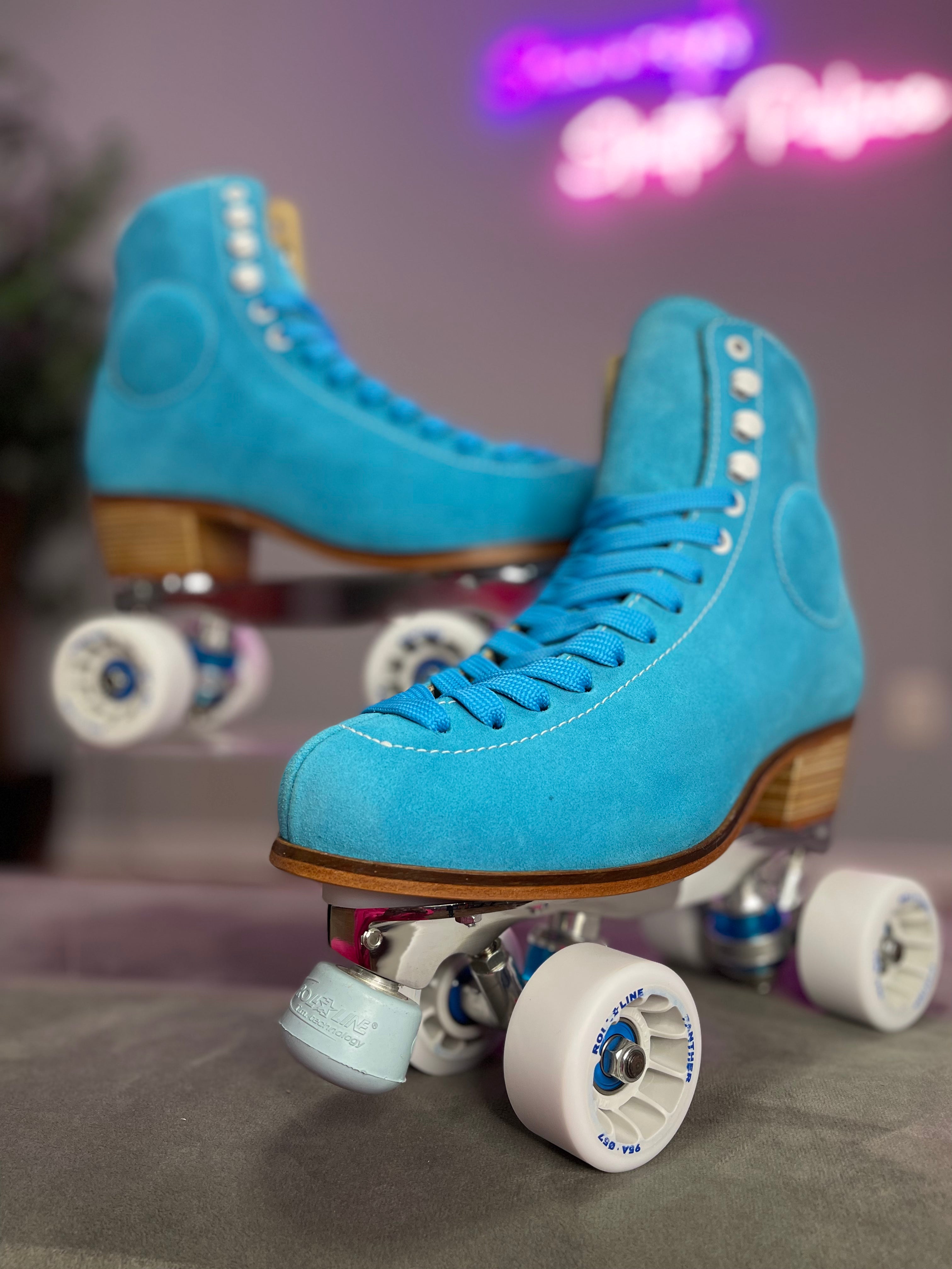Unique Blue'd Up WIFA Street Suede Turquoise Sneakers - Stylish & Comfortable for Urban Fashion & Casual Wear