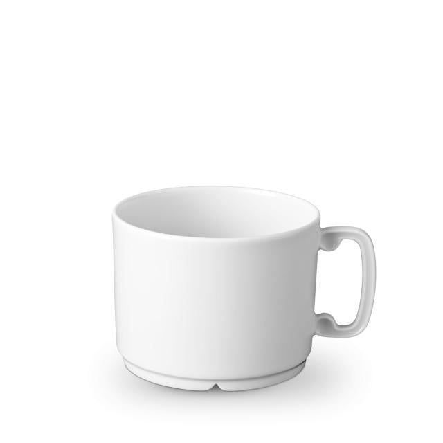 Elegant Braided Silk White Teacup - Premium Porcelain Tea Cup with Silk Accents - Perfect for Afternoon Tea, Bridal Showers & Luxury Gift Giving