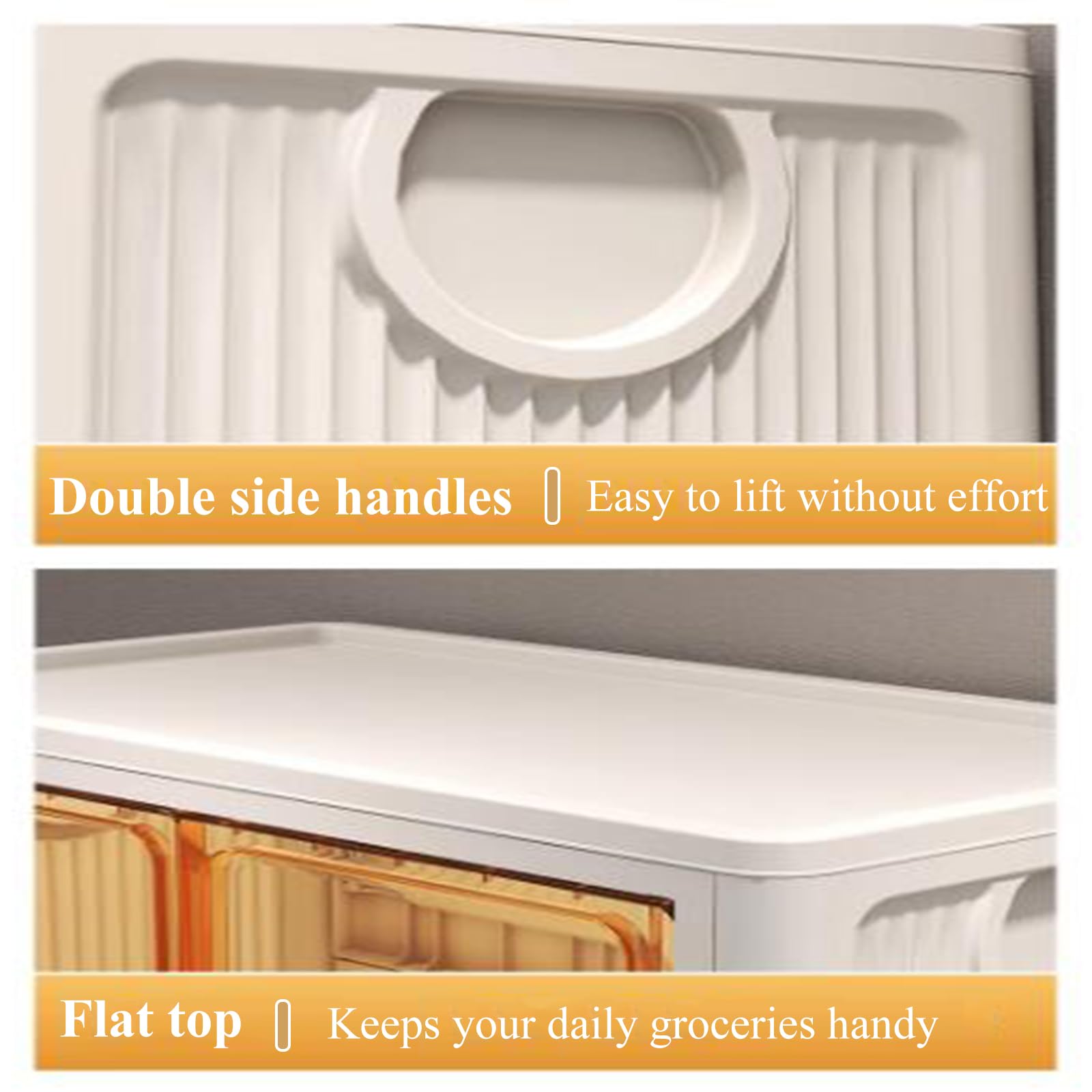 Large Stackable Storage Bins with Lids & Wheels for Home Organization