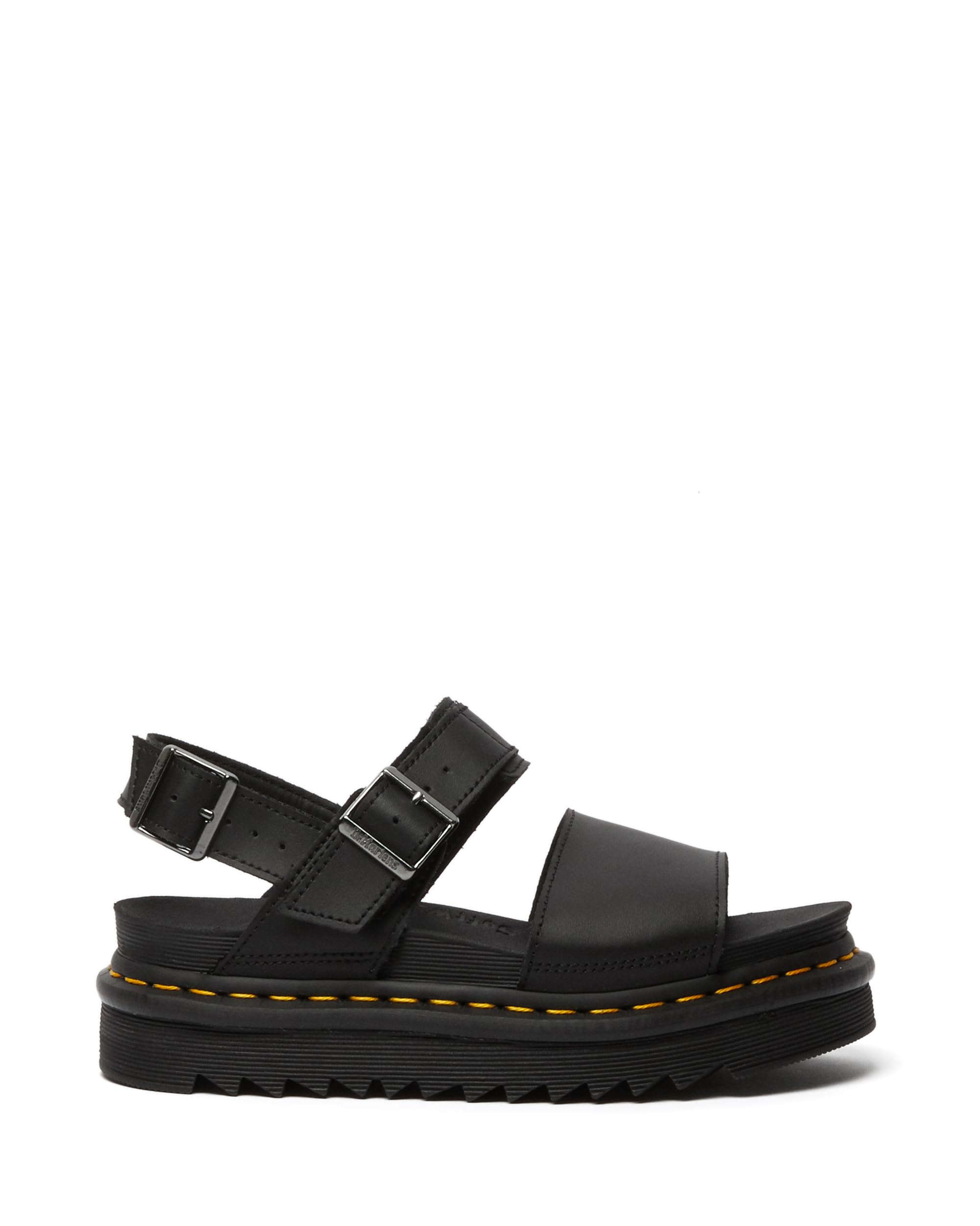 Dr. Martens Women's Voss Hydro Fisherman Sandal - Comfortable Leather Straps, Adjustable Buckle, Slip-Resistant Sole (UK 5.5 Men/6 Women) - Perfect for Summer, Beach, Travel & Casual Outings