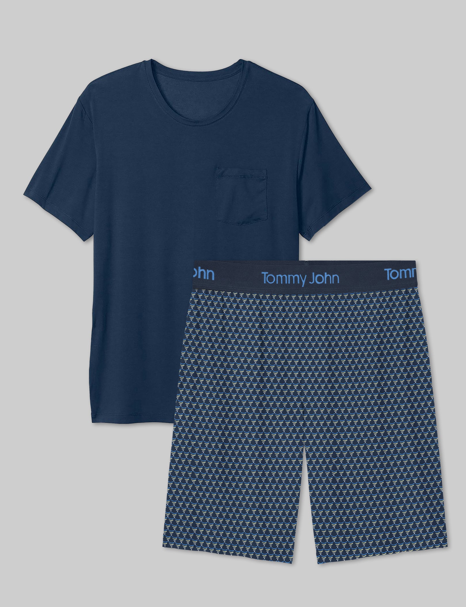Second Skin Sleep Pocket Tee & Short Set - Ultra Soft Pajama Set for Women - Perfect for Lounging, Sleeping & Travel