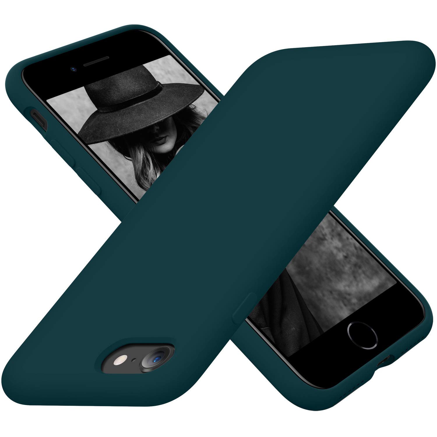 Premium Silicone iPhone SE (2022/2020), iPhone 7/8 Case - Ultra Slim Shockproof Phone Cover with Soft Microfiber Lining (4.7 Inch, Teal) | Perfect for Everyday Protection & Style