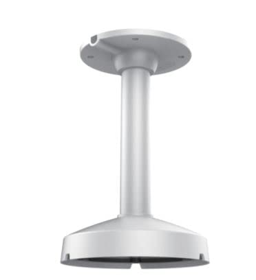 LTB759 White Pendant Mounting Bracket for Outdoor Fisheye Security Cameras - Weatherproof CCTV Camera Mount for Porch, Garage & Backyard Surveillance