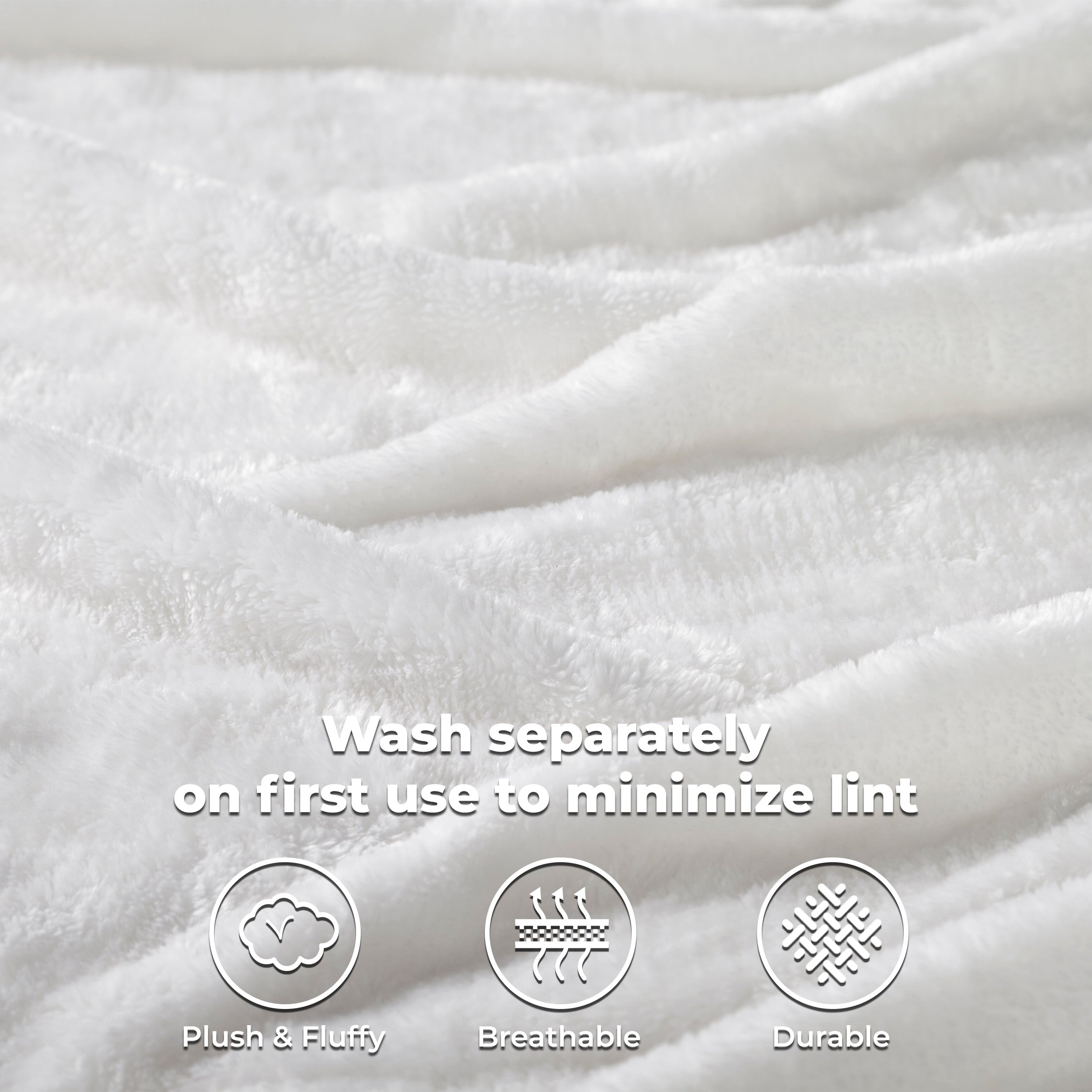 Classic Solid Fleece Plush Medium Weight Fluffy Soft Blanket - Cozy & Warm for Bed, Sofa, Travel & Gifts | Ultra-Soft Throw Blanket for All Seasons
