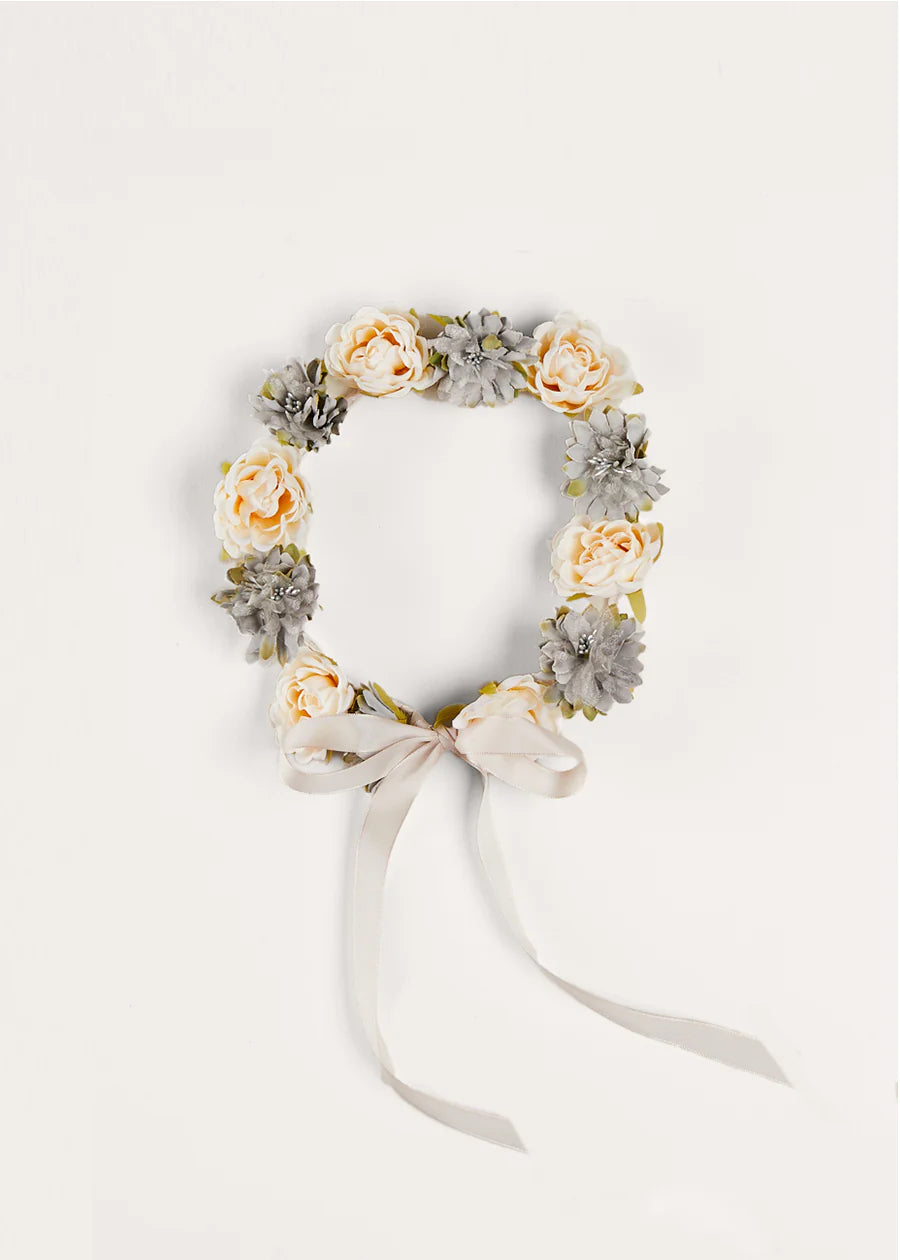 Elegant Teal Flower Pearl Crown for Women - Perfect for Weddings, Prom, and Special Occasions