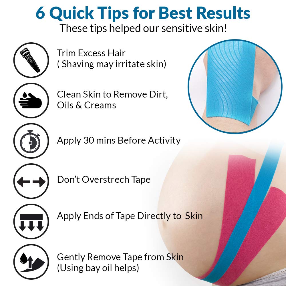 Back & Bump Comfort Pregnancy Support Tape - Maternity Belly Band for Pain Relief | Best Pregnancy Gift for Expecting Moms | Ideal for Daily Activities, Workouts & Third Trimester Support (Tan)