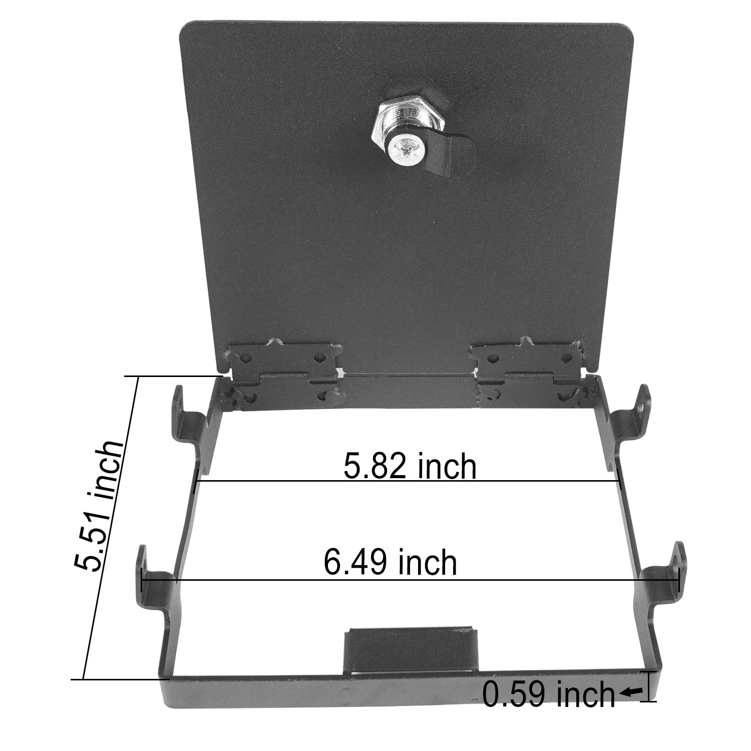 u-Box Wrangler JK Locking Center Console Storage Box - Secure Vault Organizer Insert for 2011-2018 Jeep Wrangler JK & JKU Models - Perfect for Vehicle Security & Interior Organization