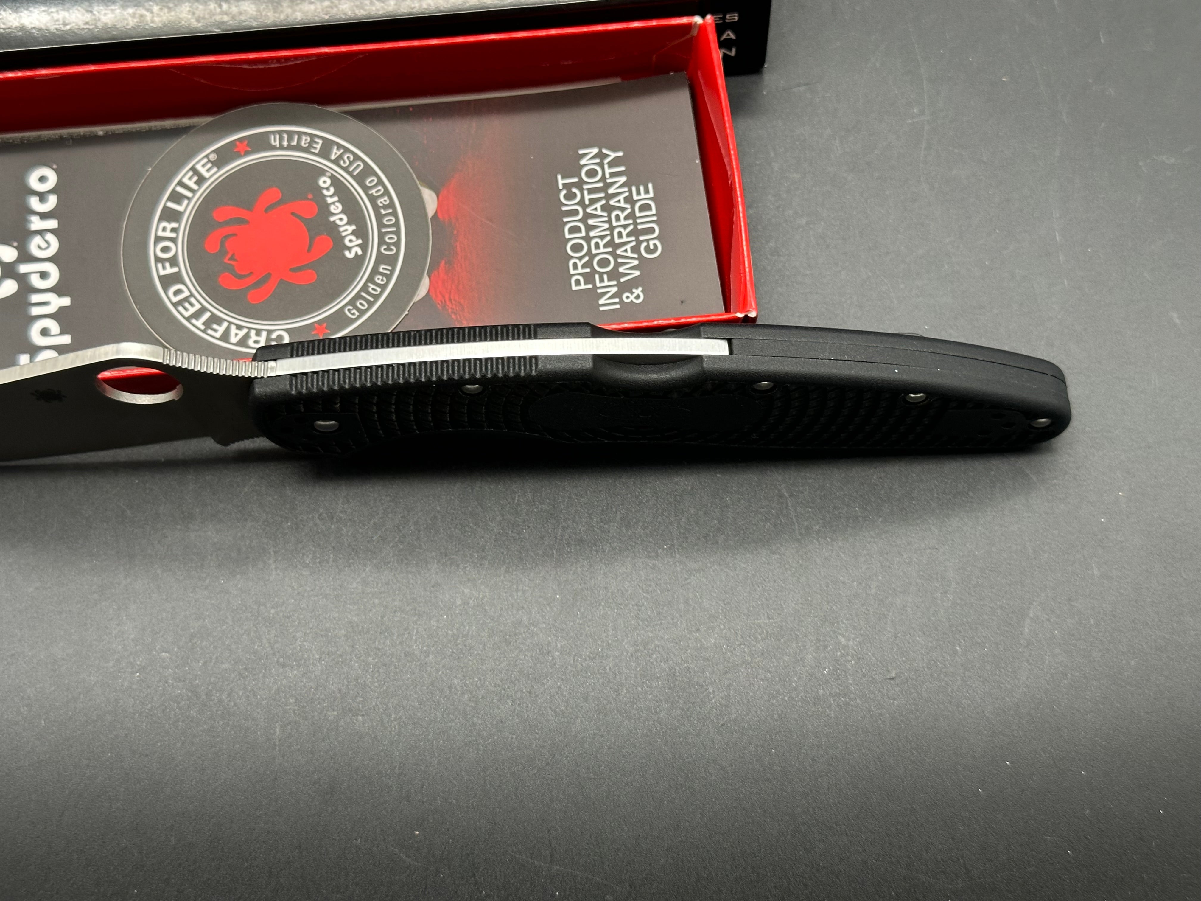 Spyderco Police 4 Lightweight Folding Knife - 4.38