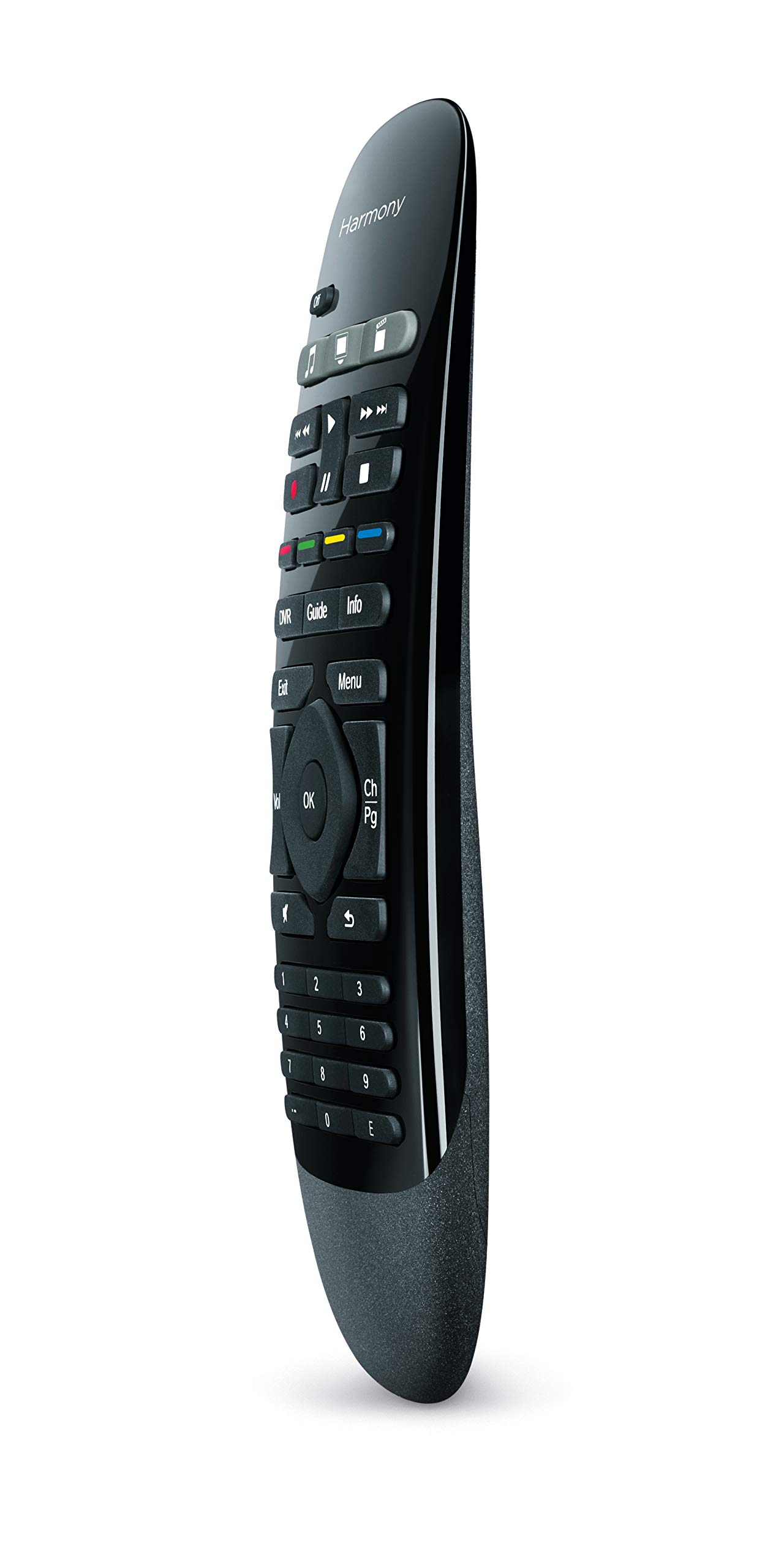 Logitech Harmony Smart Control Universal Remote with Smartphone App - All-in-One Black Remote for TV, Cable, Gaming & Smart Home Devices | Easy Setup & Voice Control for Home Entertainment