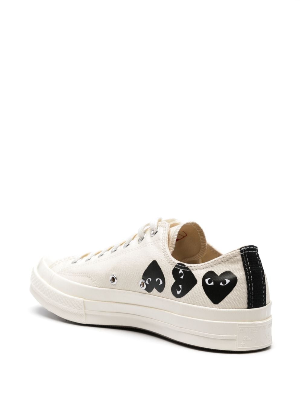 Comme des Garcons Beige Sneakers for Women - Fashionable Low Top Casual Shoes for Daily Wear & Street Style Outfits
