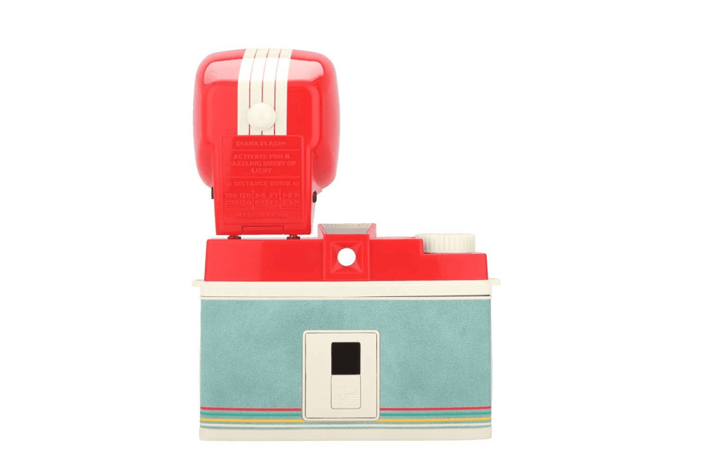 Diana F+ Medium Format Camera with Flash - Retro Film Camera for Creative Photography, Perfect for Travel, Street & Portrait Shots - Celebrating 10 Years of Diana Legacy