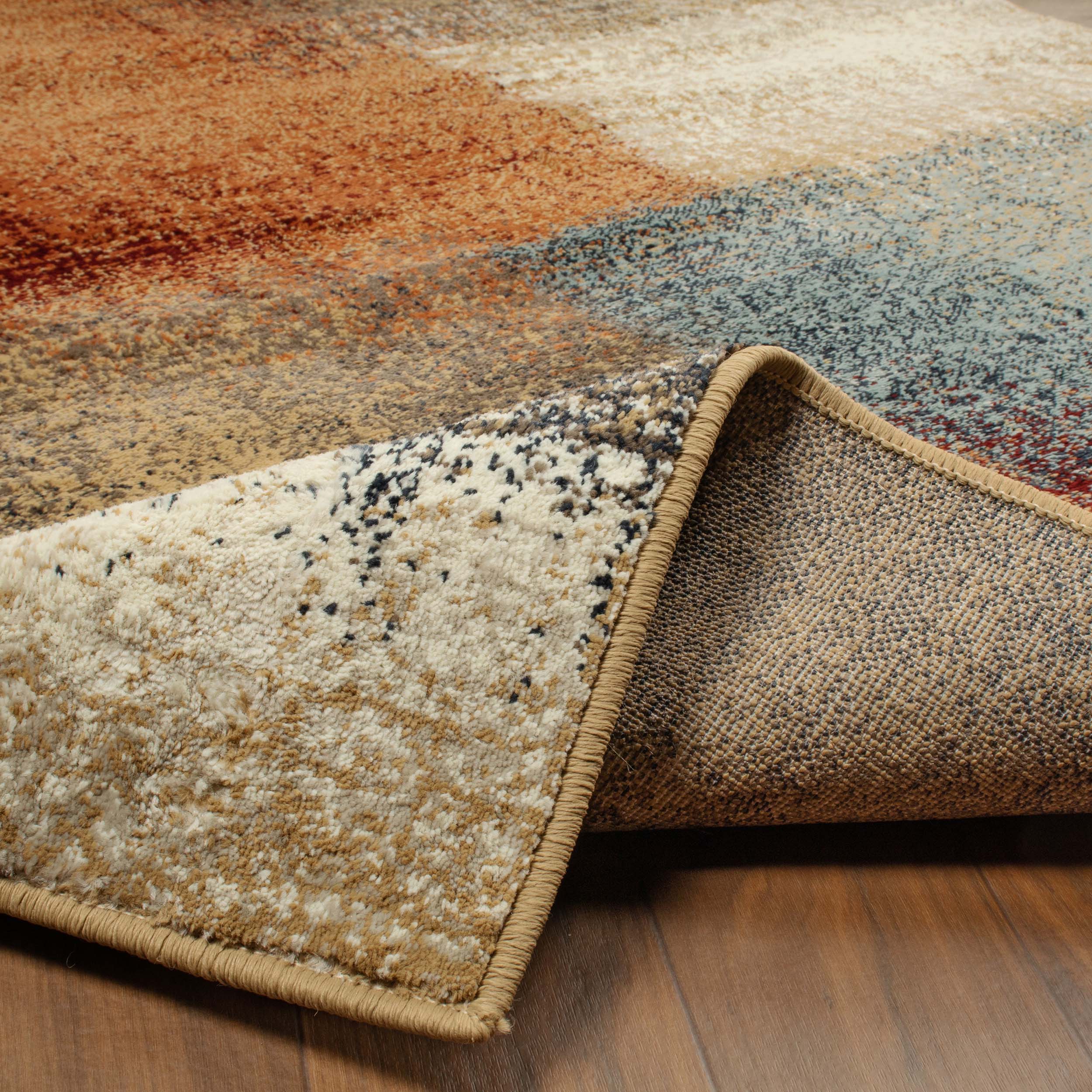 Nilaya Traditional Geometric Abstract Indoor Area Rugs & Runner Rugs - Non-Slip Soft Living Room Bedroom Decor for Home Office