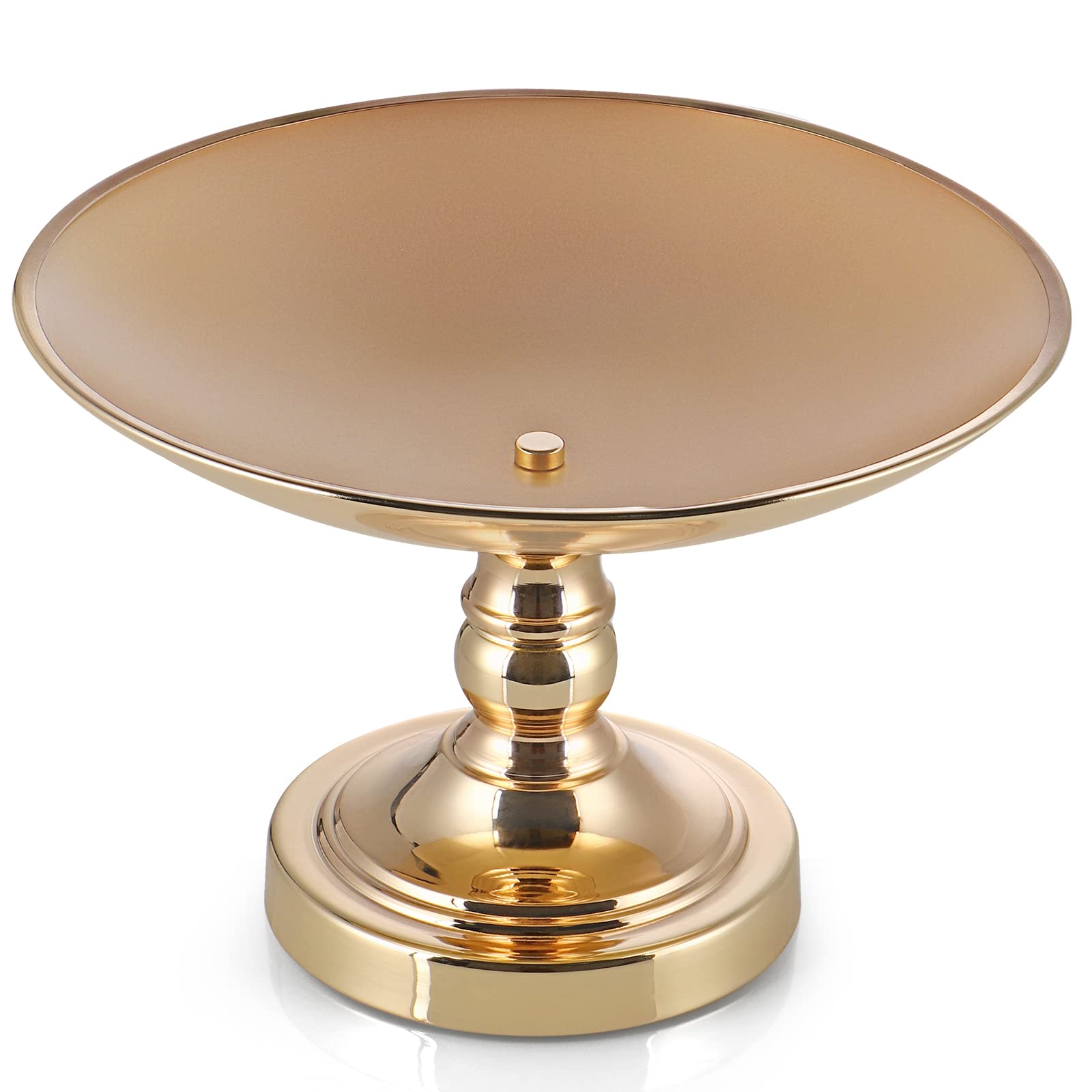 Gold Pedestal Fruit Bowl - 11.8