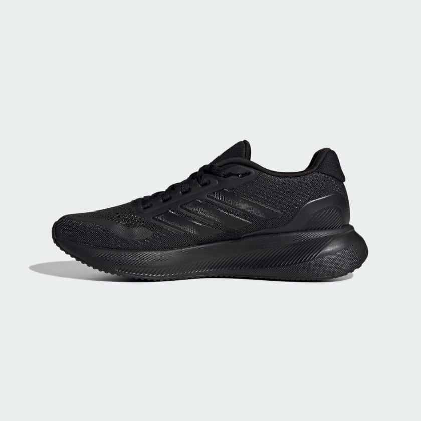 Adidas Women's Runfalcon 5 Triple Black Running Shoes - Lightweight Comfort for Jogging, Gym Workouts & Daily Wear
