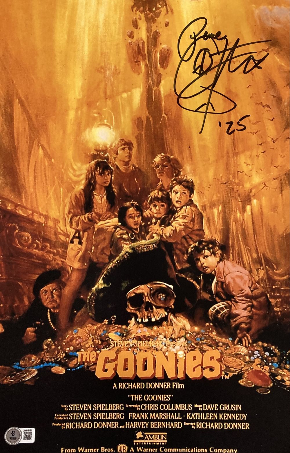 Corey Feldman Autographed The Goonies 11x17 Photo with 