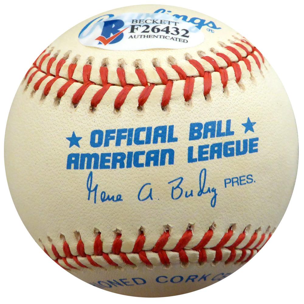 Allie Clark Autographed Official AL Baseball - New York Yankees Memorabilia with Beckett BAS #F26432 COA - Perfect for Sports Collectors, Yankees Fans & Baseball Memorabilia Displays