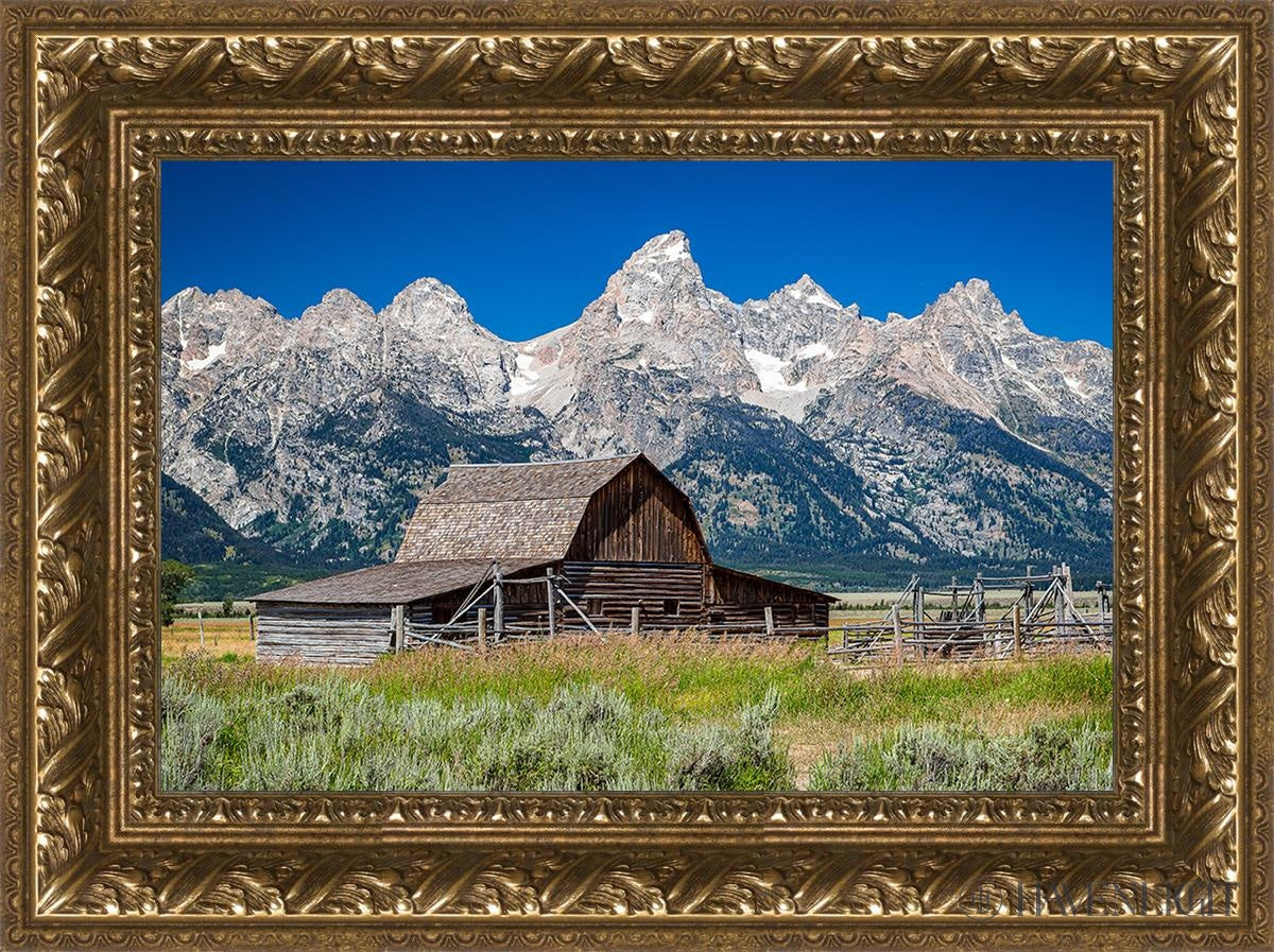 Stunning Moulton Barn Landscape Photo - Iconic Wyoming Landmark Near Grand Teton National Park | Perfect for Wall Art, Home Decor & Travel Inspiration