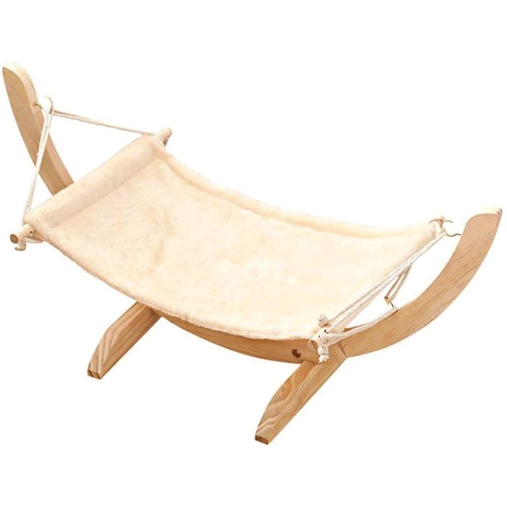 FGH QPLKKMOI Cat Hammock - Premium Moon-Shaped Cat Swing Chair & Kitty Bed for Small to Medium Cats & Toy Dogs | Indoor/Outdoor Pet Furniture with Removable Design | Perfect for Window Lounging, Patio Relaxation & Cozy Napping Spots