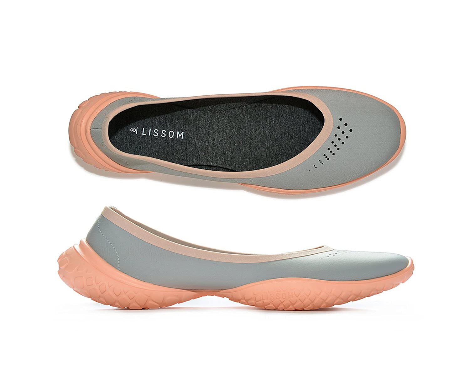 LISSOM Women's Ballet Flats - Lightweight Slip-On Comfortable Stretchy Flexible Washable Shoes for All Day Wear | Perfect for Work, Travel & Casual Outfits