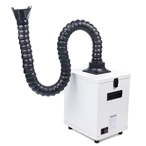 Laser Soldering Smoke Extractor - Portable Fume Absorber & Air Purifier for Soldering, Welding, and DIY Projects - US Plug (Ideal for Workshops, Labs, and Home Use)