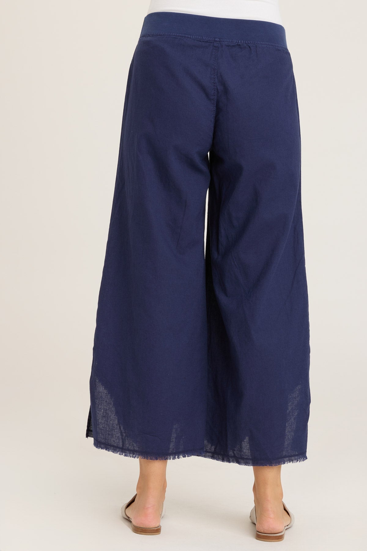 Stylish Asymmetric Wide Leg Pants for Women - High Waisted Flowy Trousers with Side Slits | Perfect for Office, Casual Outfits & Night Out