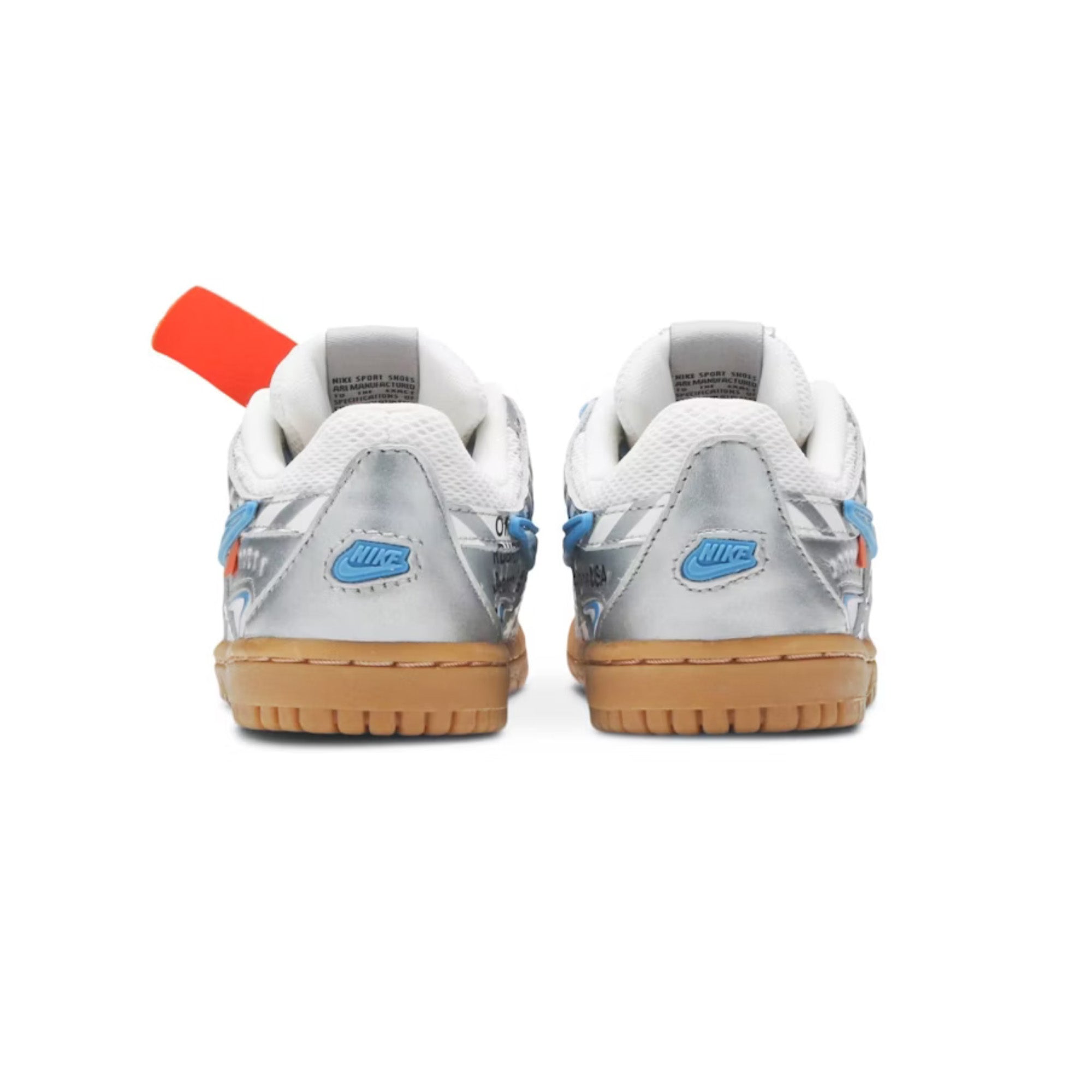 Original Title: Air Rubber Dunk x Off White 'UNC' TD   Optimized Title: Nike Air Rubber Dunk x Off-White UNC Sneakers for Men - Stylish & Comfortable Basketball Shoes for Casual Wear, Street Fashion & Sports