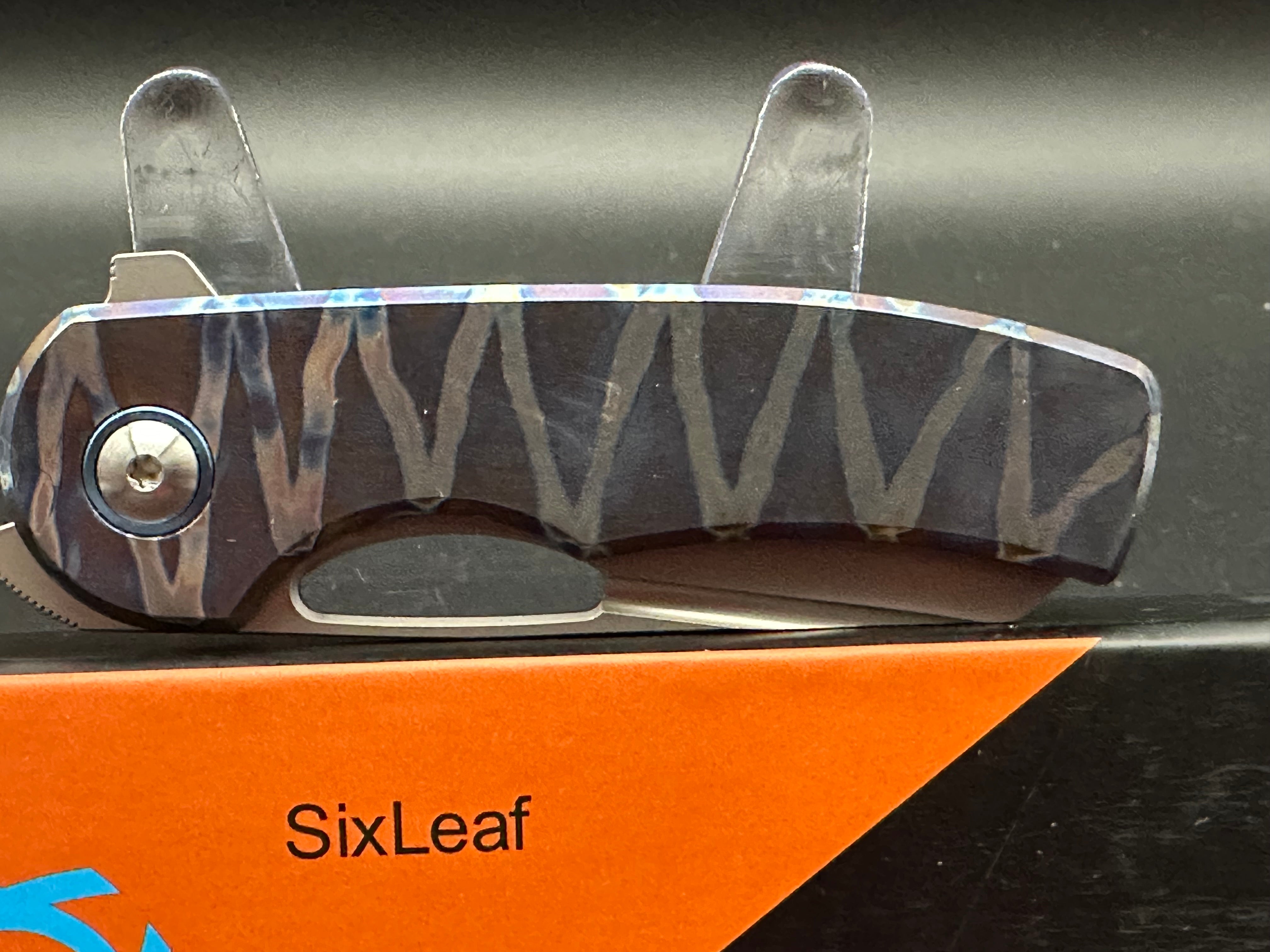 Sixleaf SL 19 Fire Pocket Knife - 20CV Blade & TC4 Titanium Handle - EDC Folding Knife for Camping, Hiking and Outdoor Survival