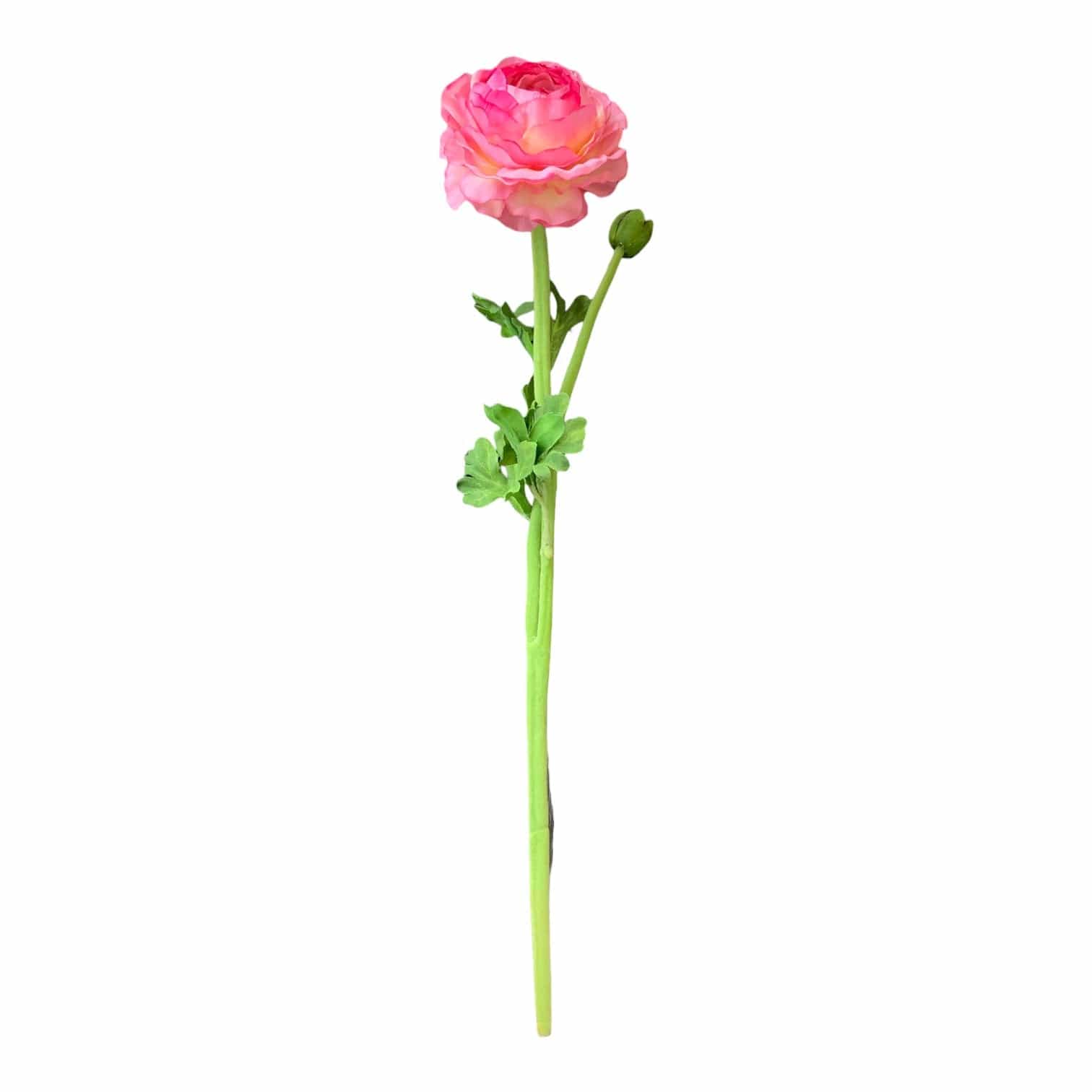Artificial Pink Ranunculus Flowers - Realistic Silk Fake Blooms for Home Decor, Wedding Bouquets, and DIY Crafts