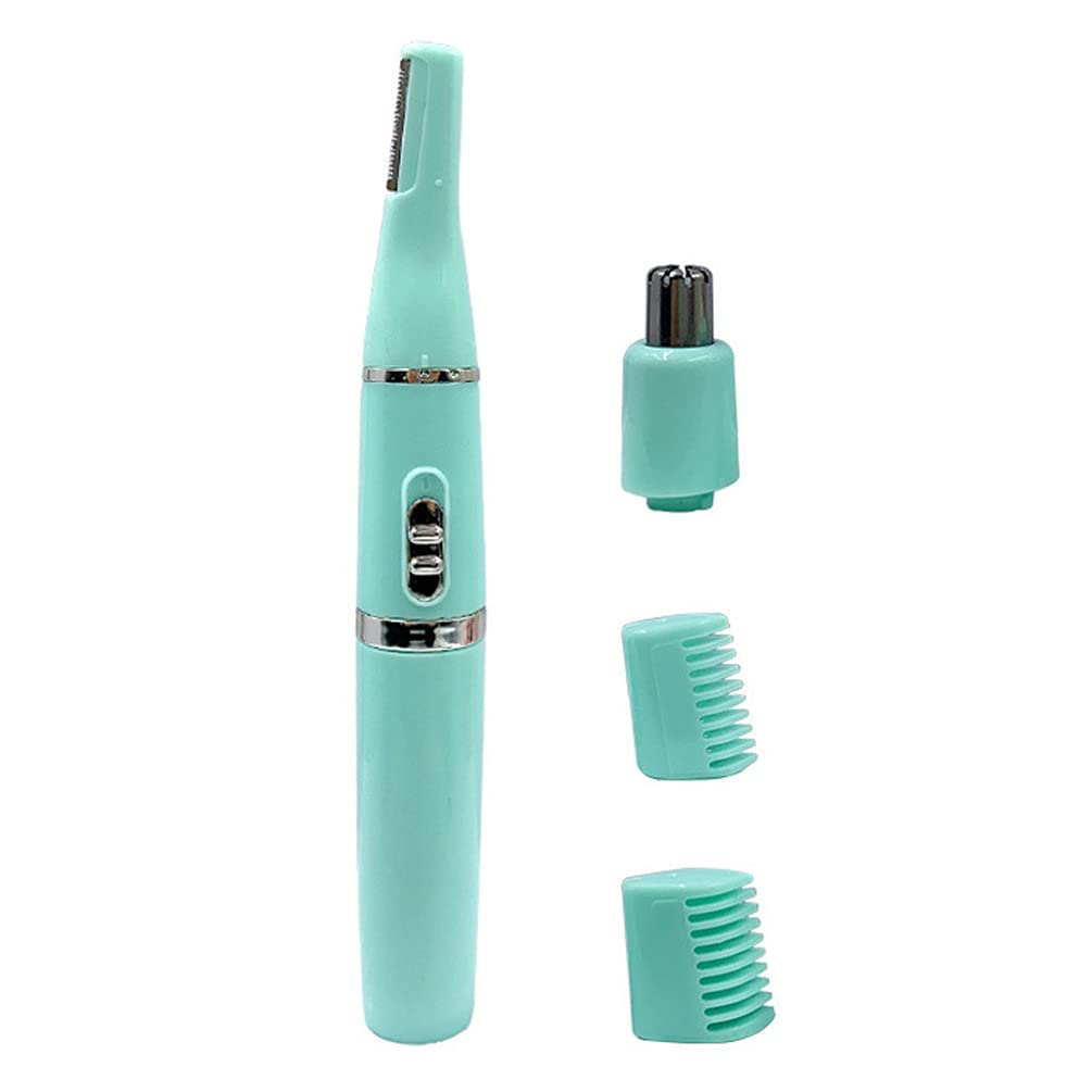 Electric Eyebrow Trimmer & Facial Hair Remover for Women - Portable Eyebrow Shaver with Precision Blades for Smooth Brows at Home or Travel | Eyebrow Grooming, Makeup Prep, Hair Removal Kit