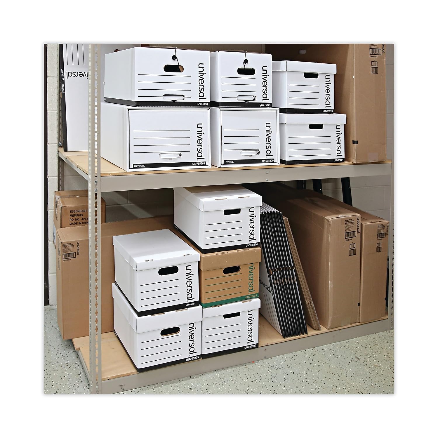 Heavy-Duty Storage Box Drawer - Universal UNV85300 Organizer for Tools, Office Supplies & Home Organization | Perfect for Garage, Workshop & Closet Storage