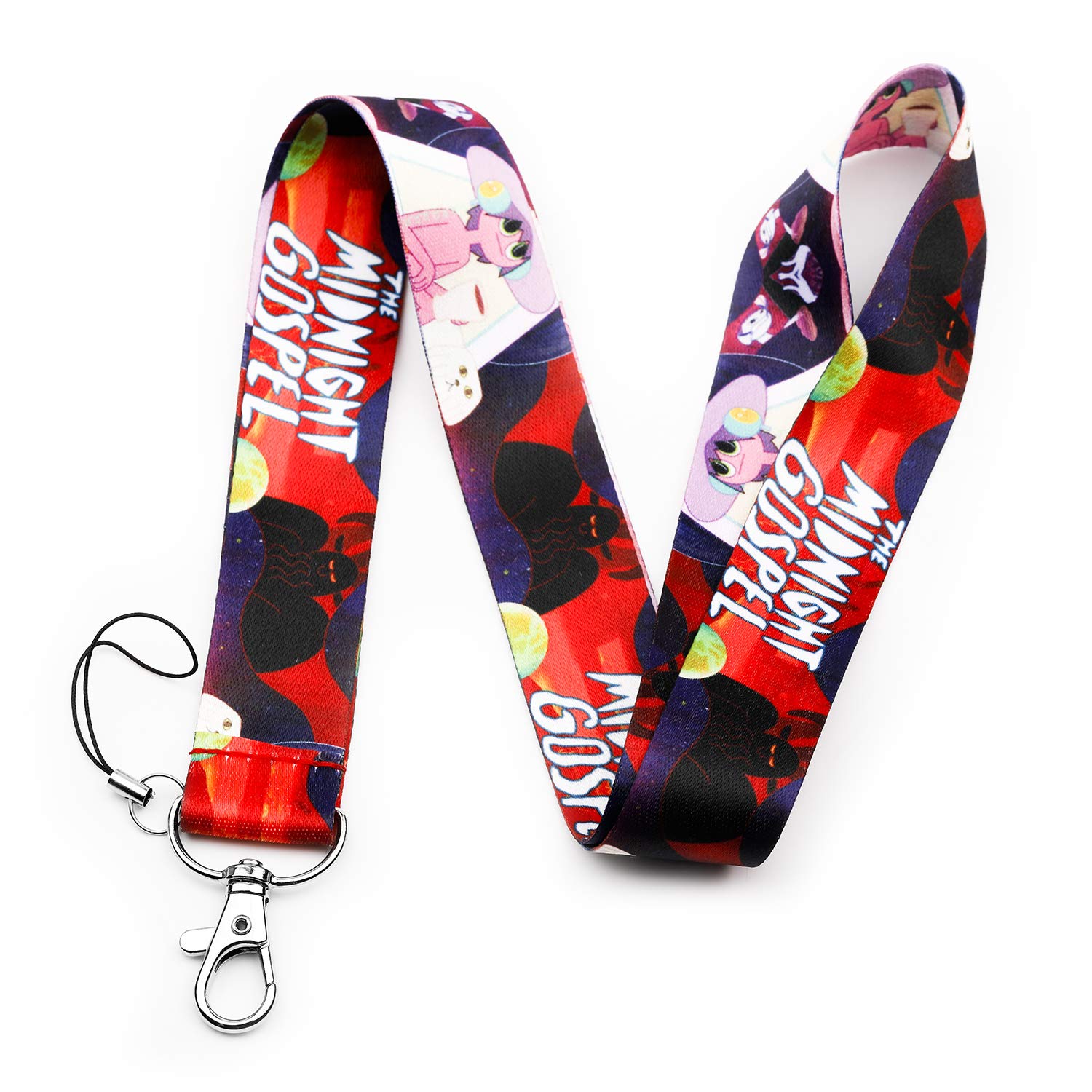 The Midnight Gospel Lanyard - Durable Keychain Clip & ID Badge Holder for Keys, Work, and Events | Perfect for Office, School, Conventions, and Fan Merchandise