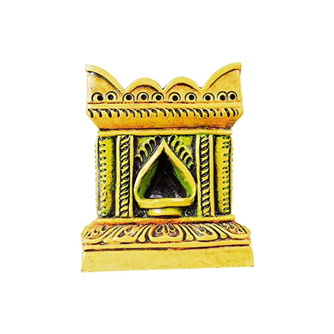 Village Decor New Tulsi Pot - 12 Inch Multicolor Ceramic Planter for Herbs, Gardening & Home Decor | Perfect for Indoor Plants, Kitchen Herbs & Spiritual Decor
