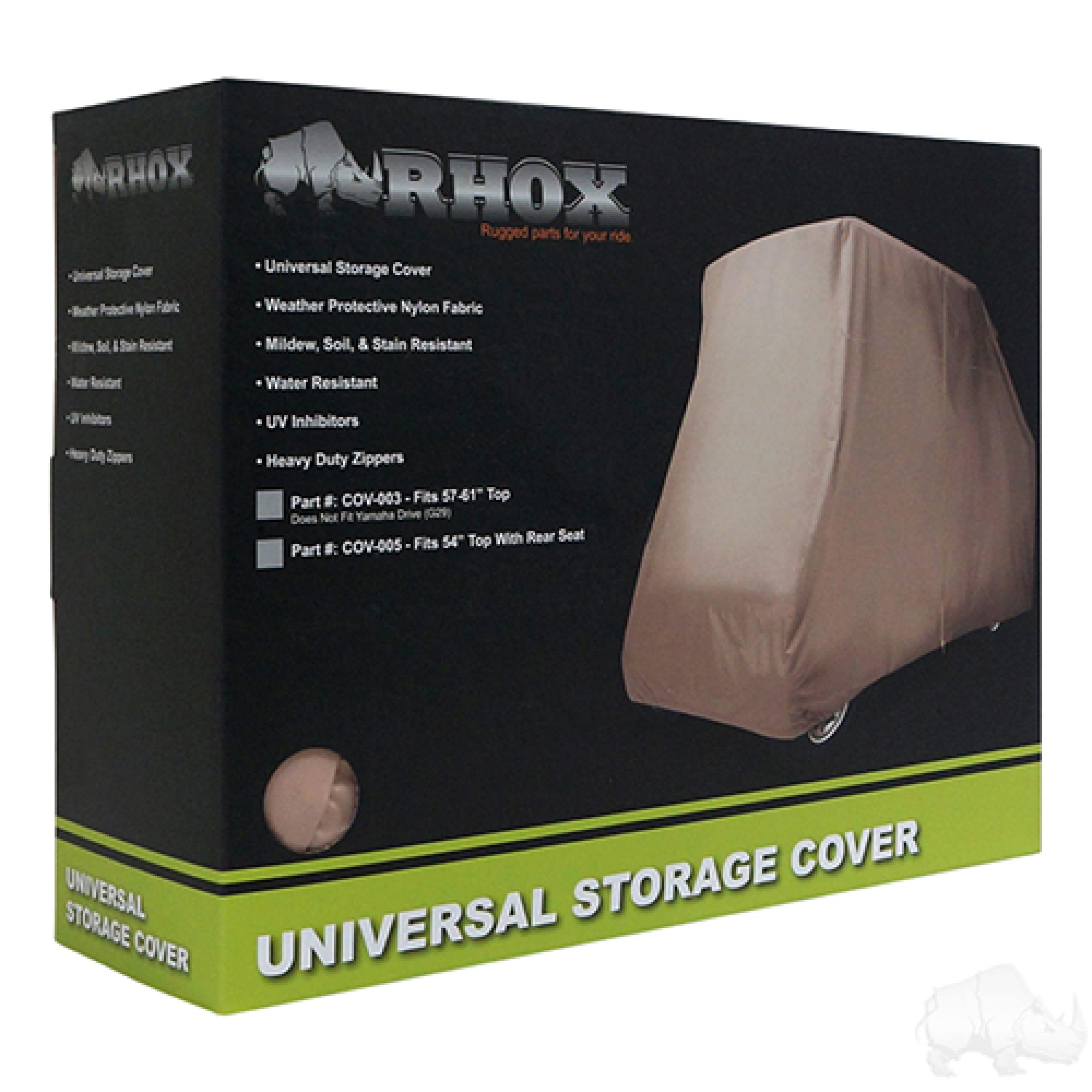 **Heavy-Duty Golf Cart Storage Cover with Rear Seat Protection - Waterproof, UV-Resistant for Outdoor Use - Fits Most Golf Carts with Rear Seats (Perfect for Garage, Driveway & Travel Storage)**