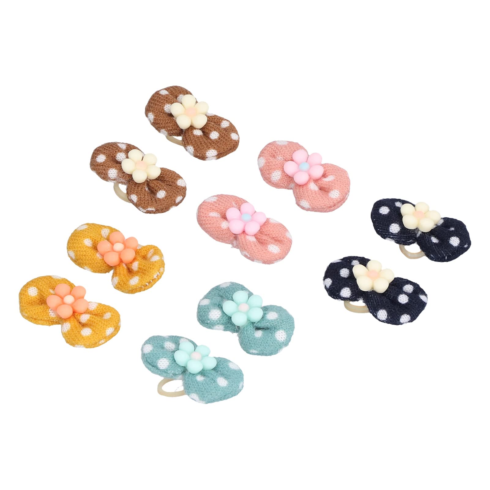 **CHICIRIS Small Dog Bowls - Colorful & Cute Dog Bow Hair Accessories, Durable & Easy to Wear for Yorkie Puppies - Perfect for Pet Grooming, Parties & Daily Fashion**