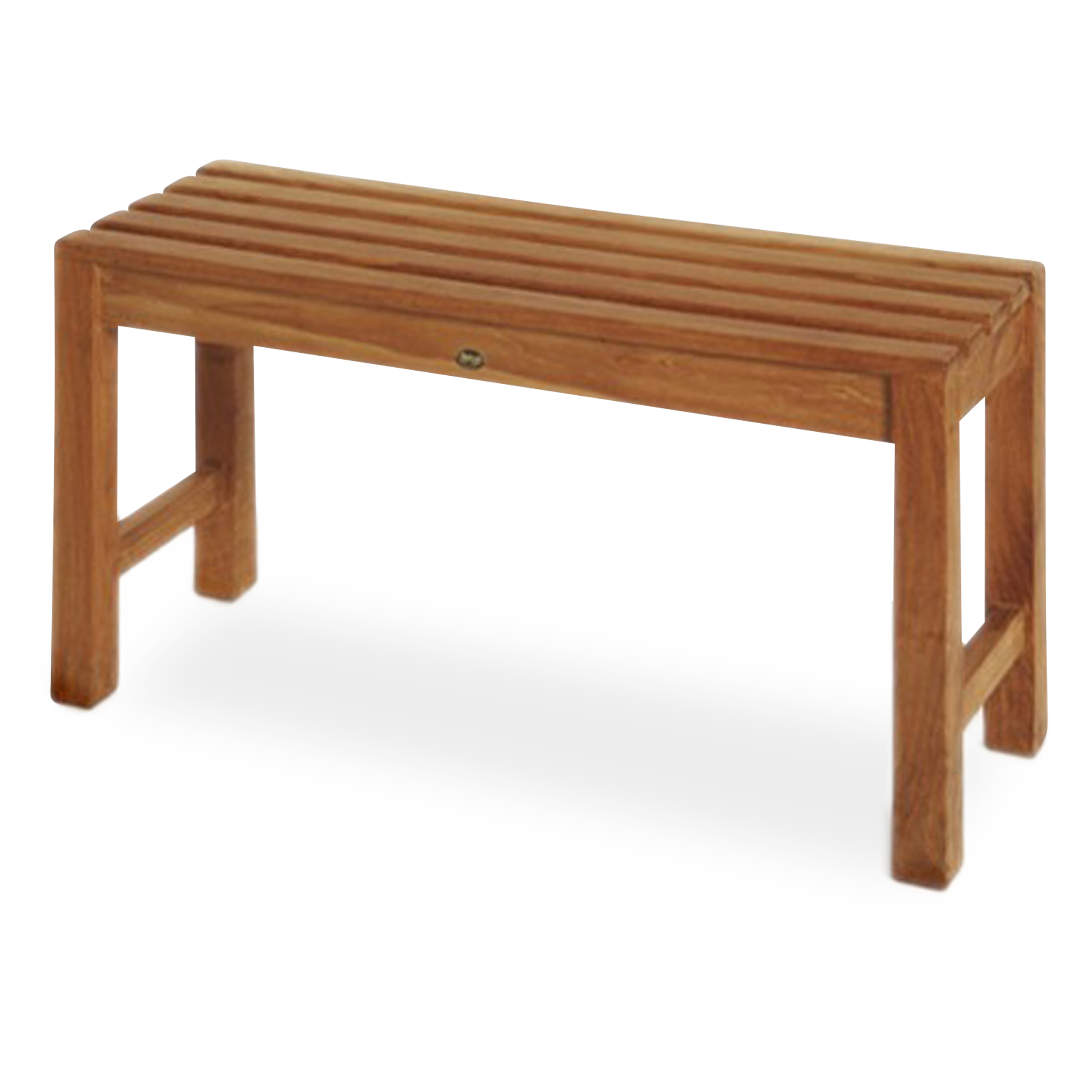 Premium Teak Shower Bench with Backrest - Waterproof Bath Seat for Elderly & Disabled - Spa & Bathroom Stool for Relaxation - Perfect for Shower, Sauna & Steam Room Use