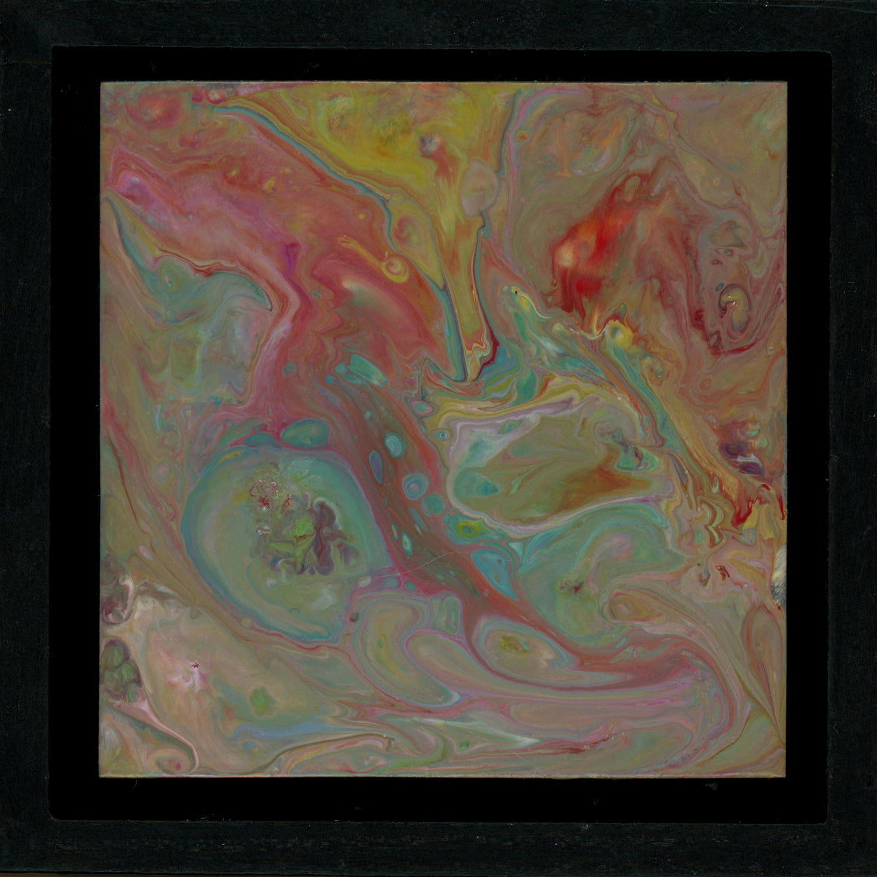 Anthony Ciambella: Framed 4x4 Acrylic on Panel Painting - Perfect for Home Decor, Office Art & Gift Giving