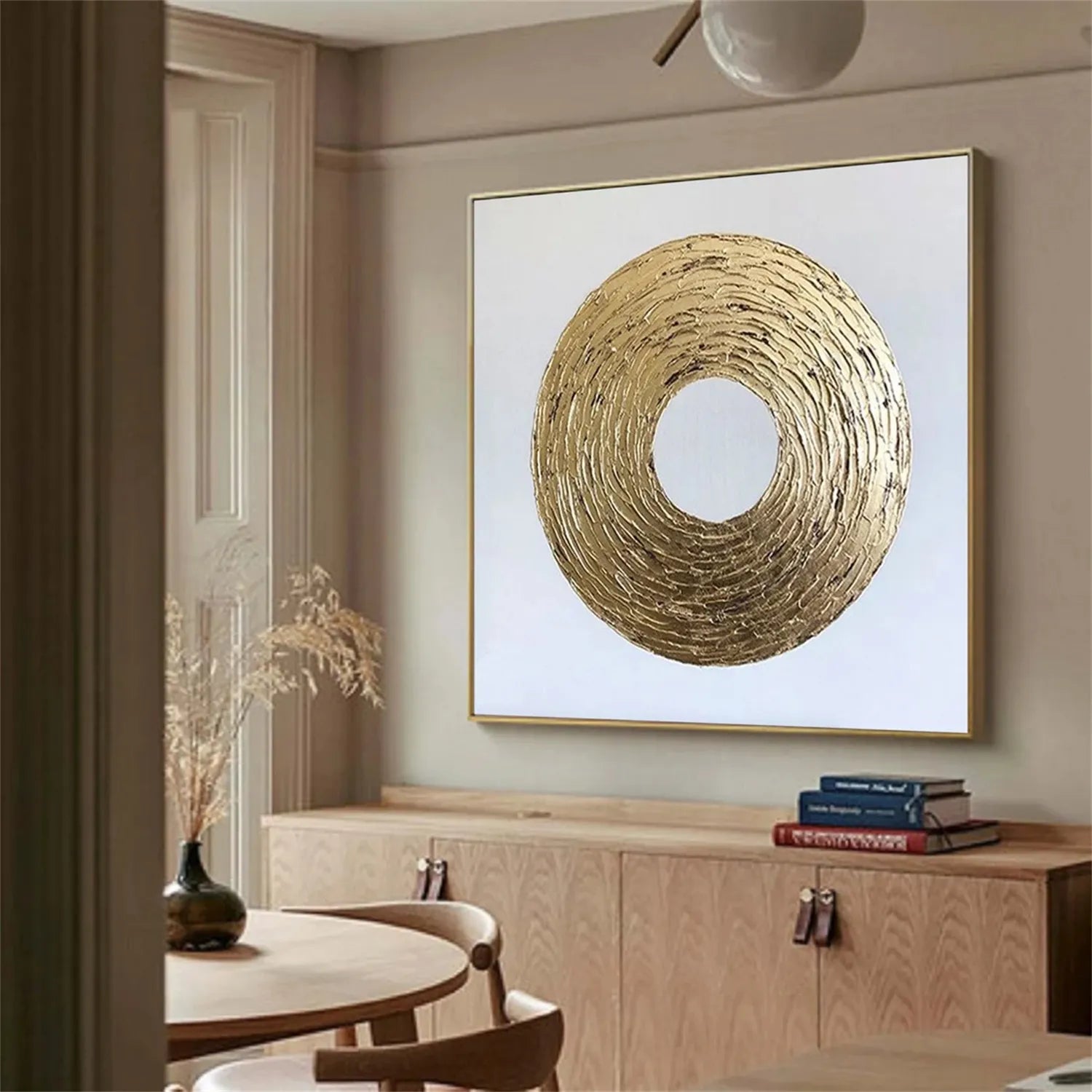 Abstract Painting #AB 249 - Modern Wall Art for Home & Office Decor | Handmade Canvas Artwork | Perfect for Living Room, Bedroom, or Workspace