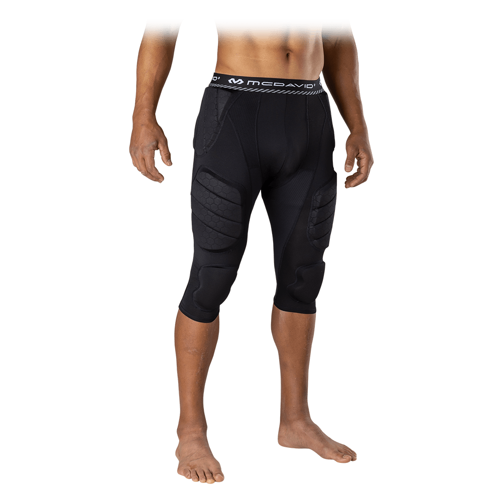 Rival™ 7-Pad 3/4 Tight with High-Density Thigh Pads - Football, Rugby & Hockey Protective Gear for Athletes