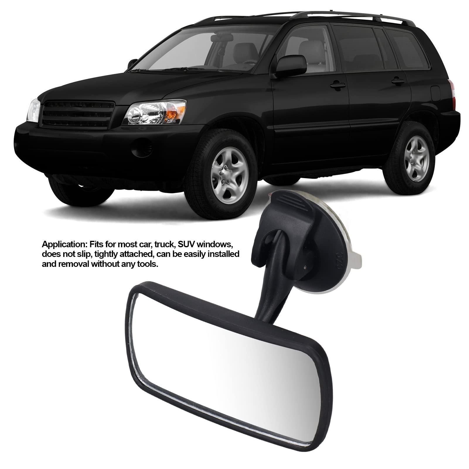 360 Degree Baby Rear View Mirror for Car - Clear Shockproof Child Observation Mirror - Perfect for Safe Driving & Monitoring Your Baby in the Backseat
